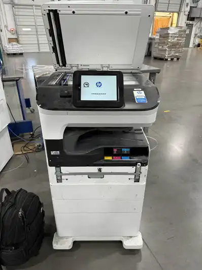 HP Enterprise Printer Repair: Service Fluid Container & Internal Disk Errors Fixed in Dallas